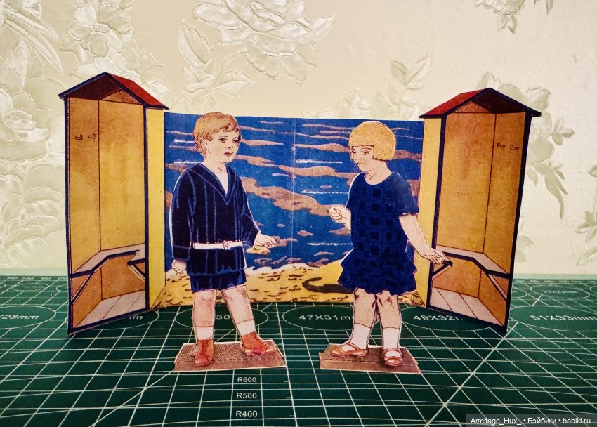 Мои бумажные куклы из «Журнал мод» за 1990 год. Репринт