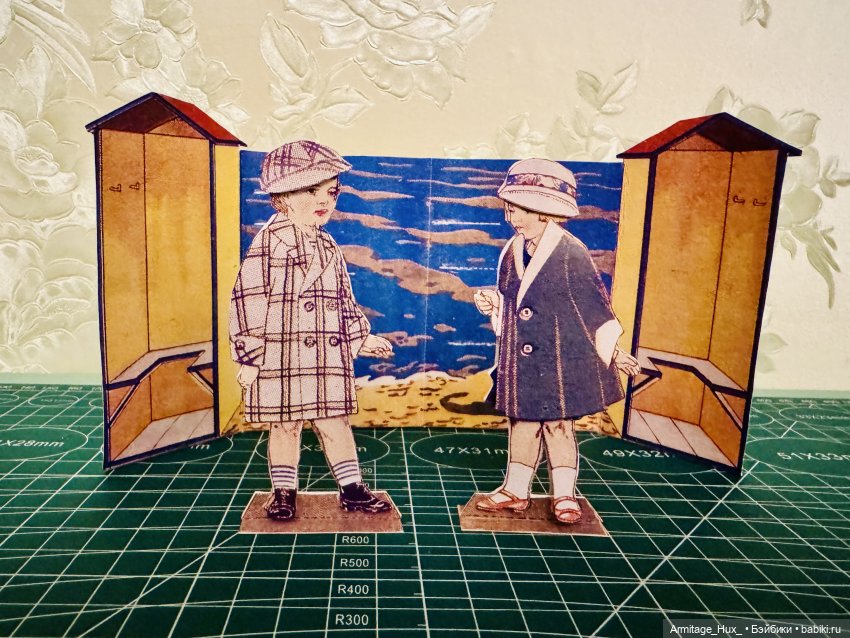 Мои бумажные куклы из «Журнал мод» за 1990 год. Репринт