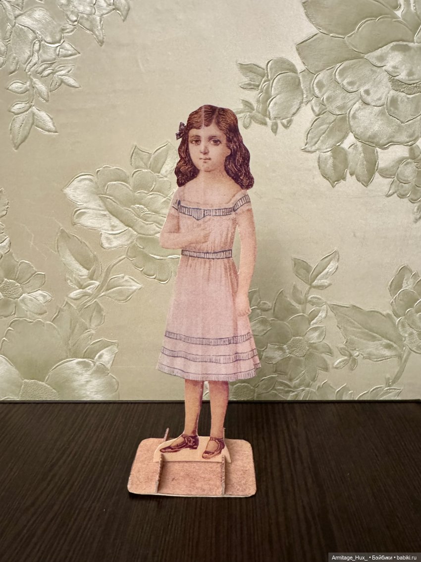 Мои бумажные куклы из «Журнал мод» за 1990 год. Репринт