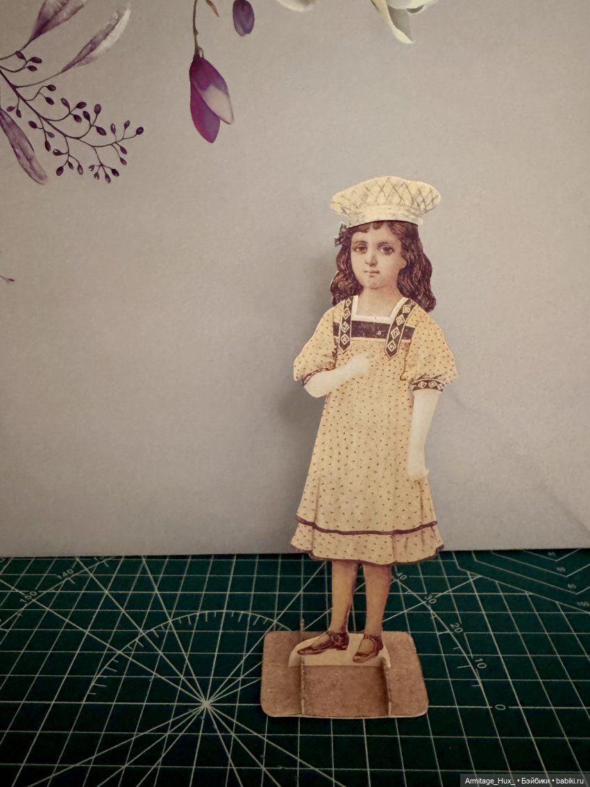Мои бумажные куклы из «Журнал мод» за 1990 год. Репринт