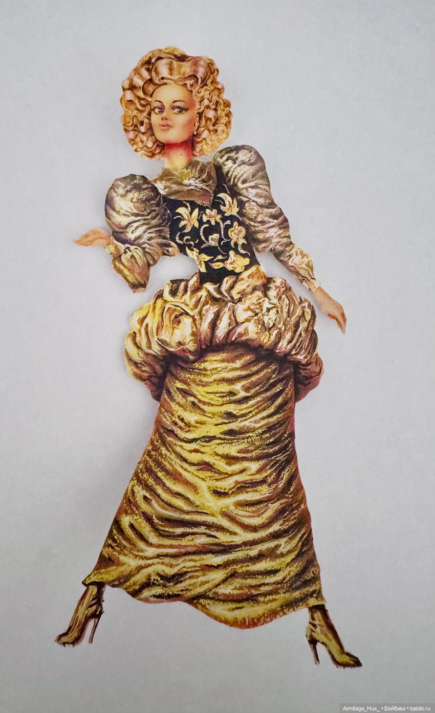 Мои вырезные куклы Диана и Маша из 1990 года (копии с оригиналов в натуральную величину)