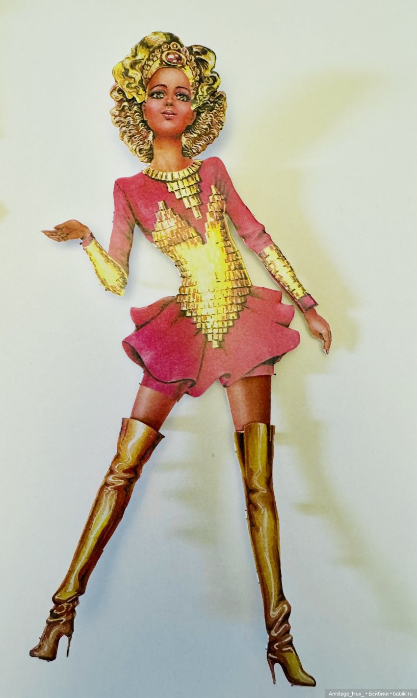 Мои вырезные куклы Диана и Маша из 1990 года (копии с оригиналов в натуральную величину) (фото 5)