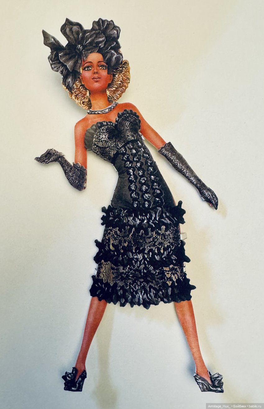 Мои вырезные куклы Диана и Маша из 1990 года (копии с оригиналов в натуральную величину) (фото 6)