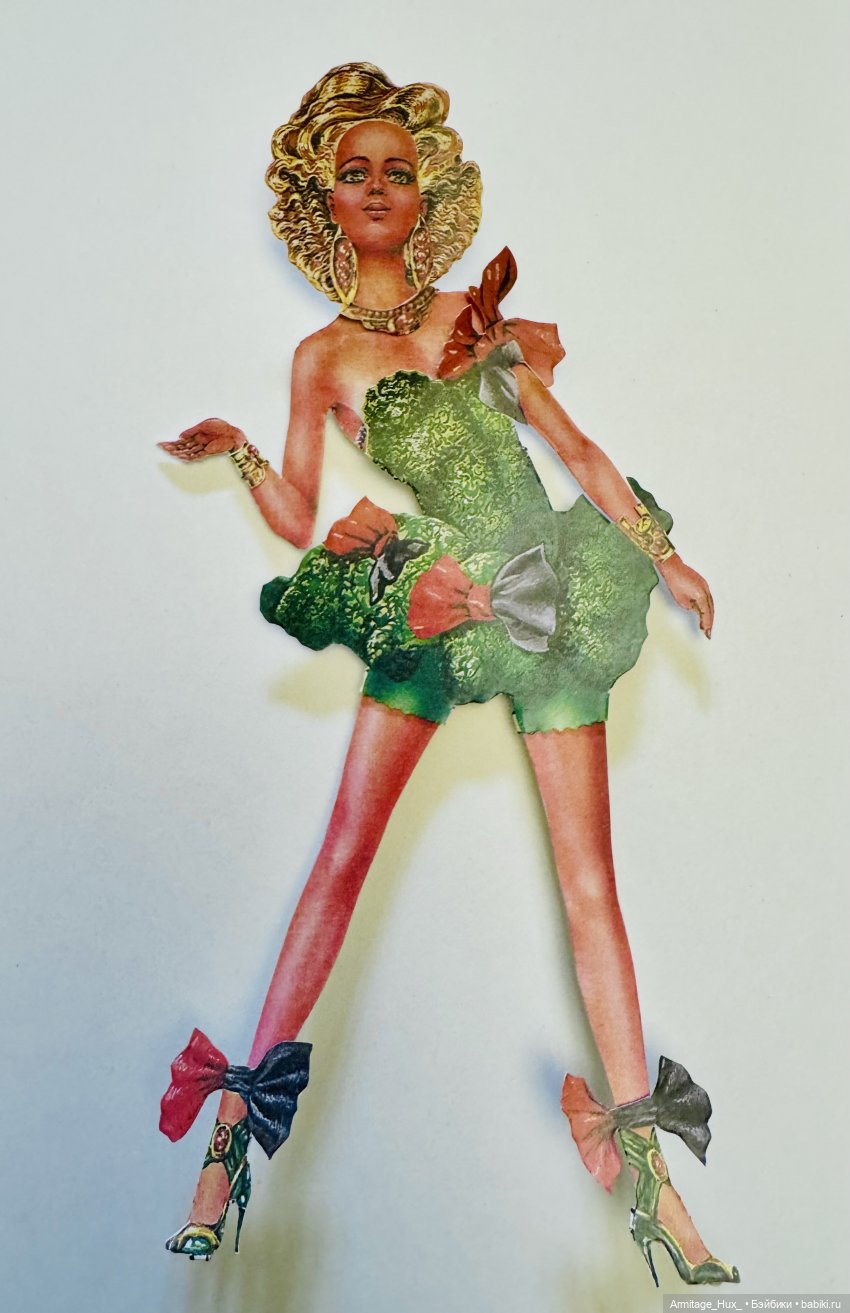 Мои вырезные куклы Диана и Маша из 1990 года (копии с оригиналов в натуральную величину) (фото 8)