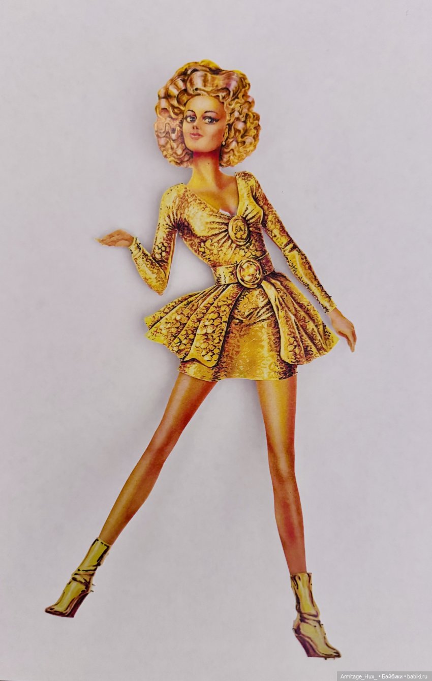 Мои вырезные куклы Диана и Маша из 1990 года (копии с оригиналов в натуральную величину)