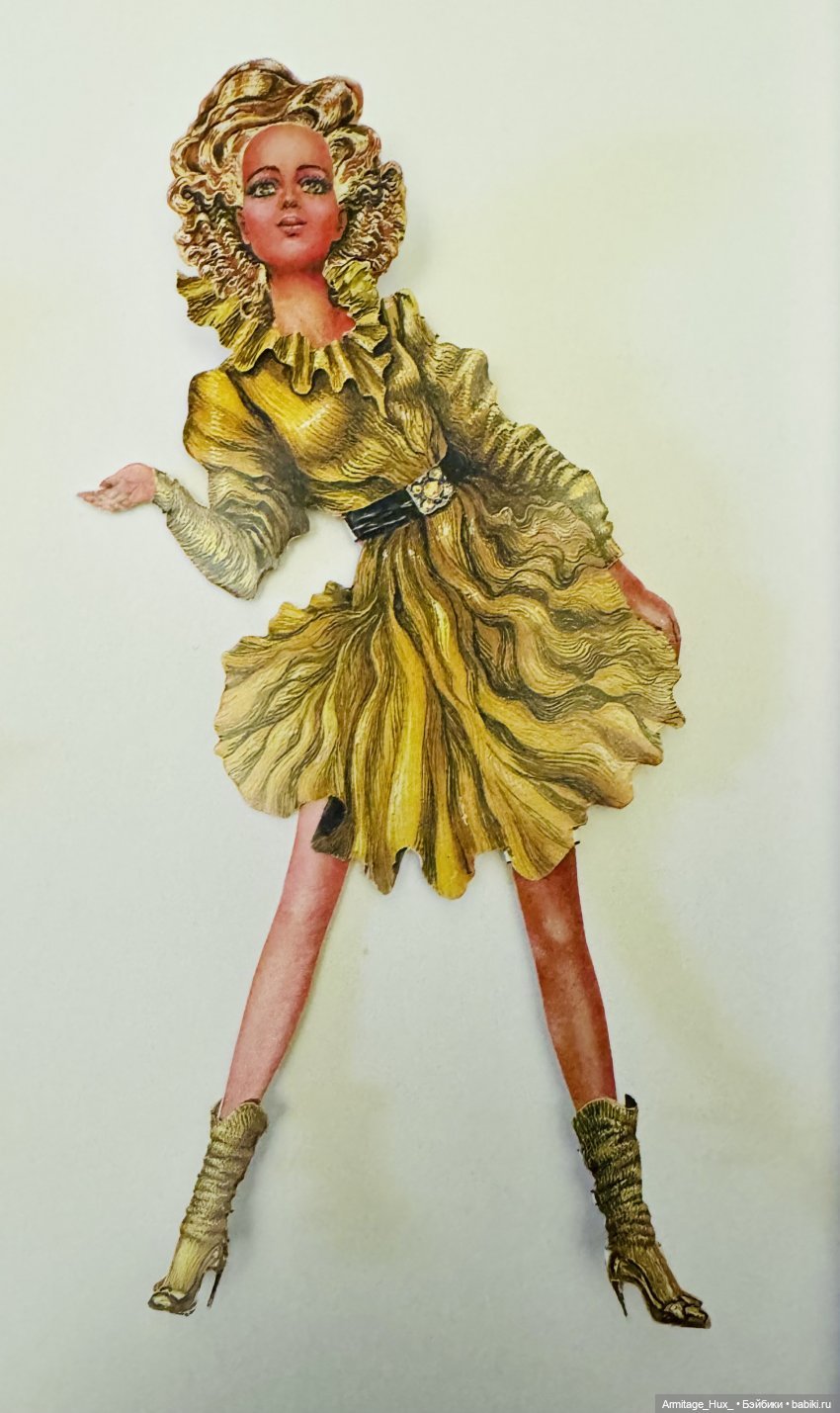 Мои вырезные куклы Диана и Маша из 1990 года (копии с оригиналов в натуральную величину) (фото 3)