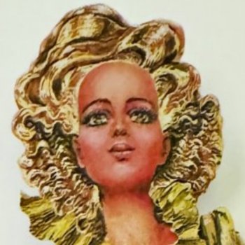 Мои вырезные куклы Диана и Маша из 1990 года (копии с оригиналов в натуральную величину).