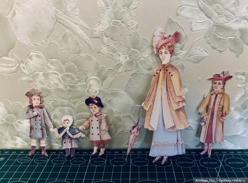 Мои бумажные куклы из «Журнал мод» за 1990 год. Репринт