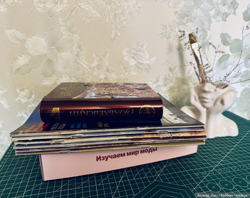 Мои бумажные куклы из «Журнал мод» за 1990 год. Репринт