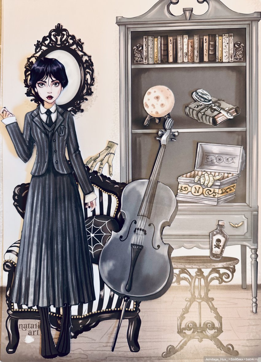 Мои экземпляры Винсдей и Марии-Антуанетты от NatalikaArt (фото 7)