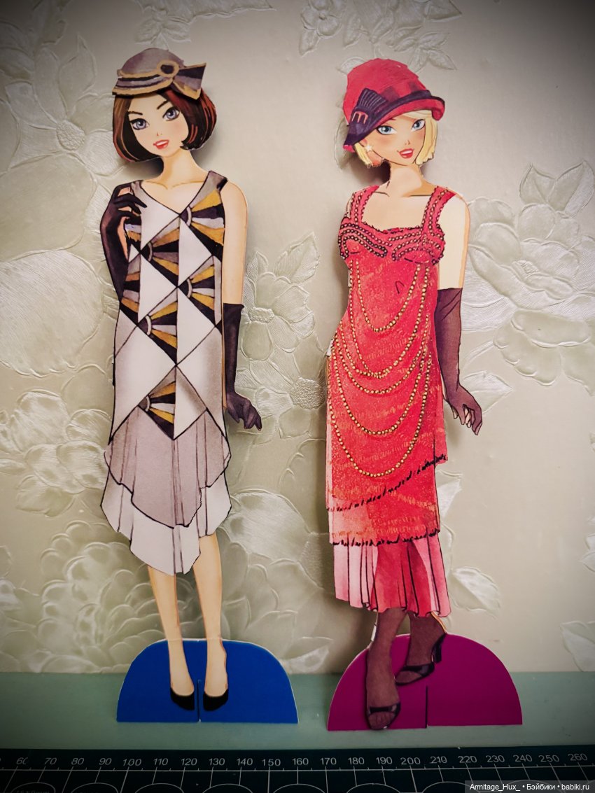 Мои бумажные куколки от издательства «ЛиТур». Мода XX века. Мода за 100 лет (фото 7)