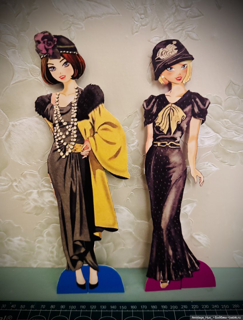 Мои бумажные куколки от издательства «ЛиТур». Мода XX века. Мода за 100 лет (фото 8)