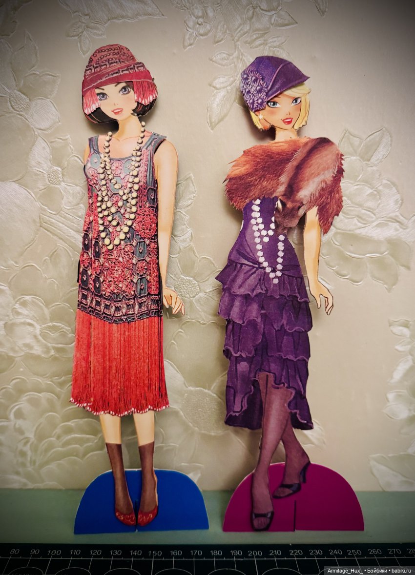 Мои бумажные куколки от издательства «ЛиТур». Мода XX века. Мода за 100 лет (фото 6)