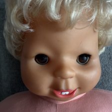 Большой редкий пупс ГДР Biggi Бигги с зубками