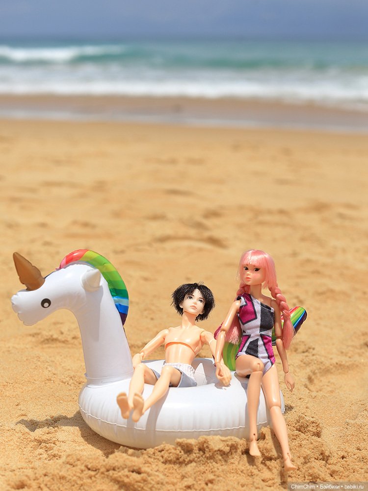 Отдых на море — Куклы Momoko и Ruruko (Petworks