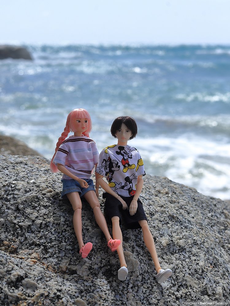 Отдых на море — Куклы Momoko и Ruruko (Petworks (фото 3)