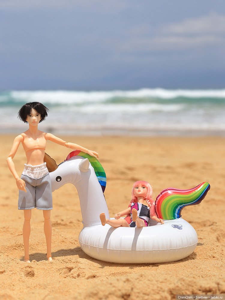 Отдых на море — Куклы Momoko и Ruruko (Petworks