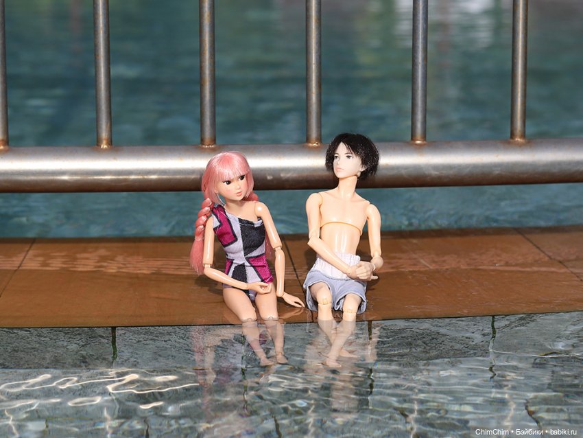 Отдых на море — Куклы Momoko и Ruruko (Petworks (фото 6)