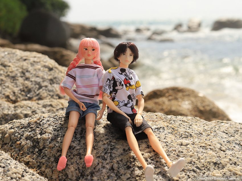 Отдых на море — Куклы Momoko и Ruruko (Petworks (фото 2)