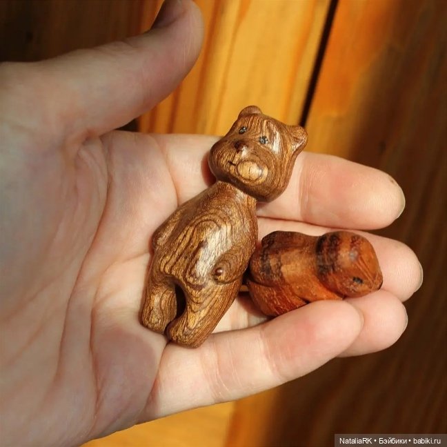 У меня всё больше деревянные мишки, мишутки