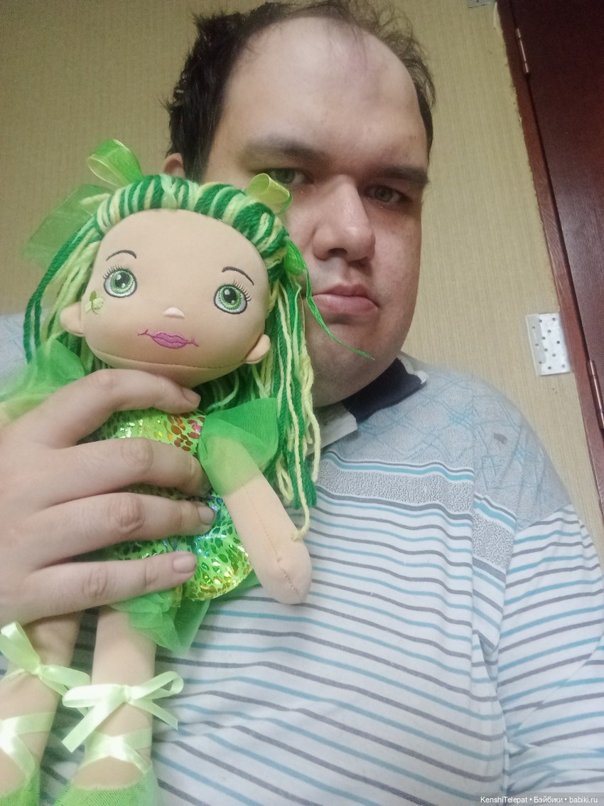 Плюс ещё одна текстильная кукла в коллекции (фото 3)