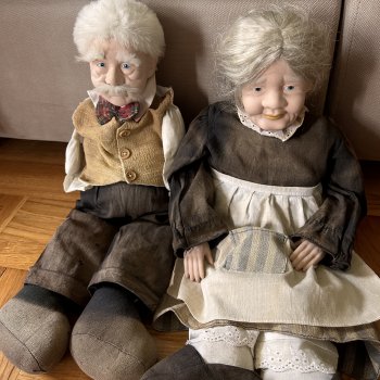 Помогите опознать ☺️Фарфоровые Старички бабушка и дедушка