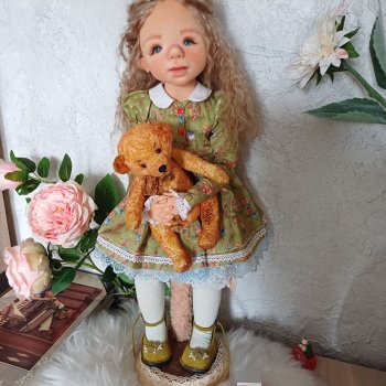 Интерьерные текстильные куклы