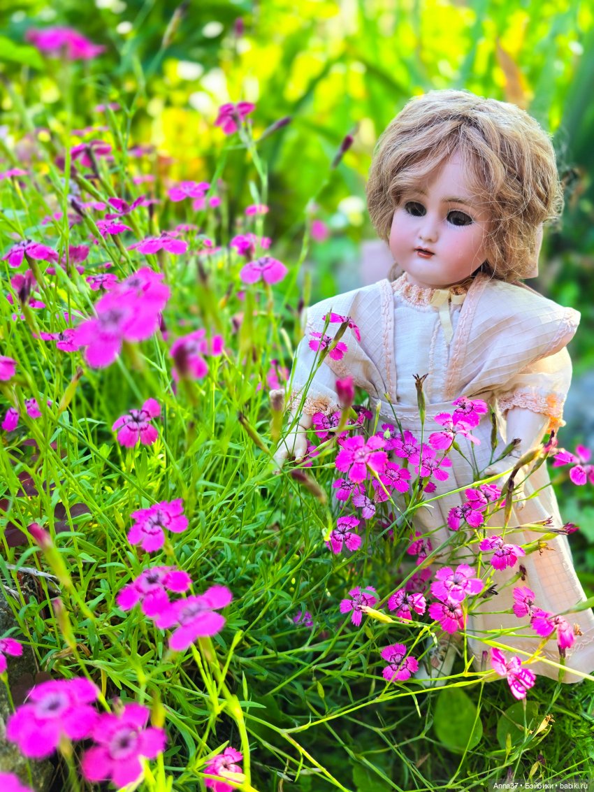 Эллин на природе — Антикварные куклы Simon & Halbig (S&H): Симон Хальбиг