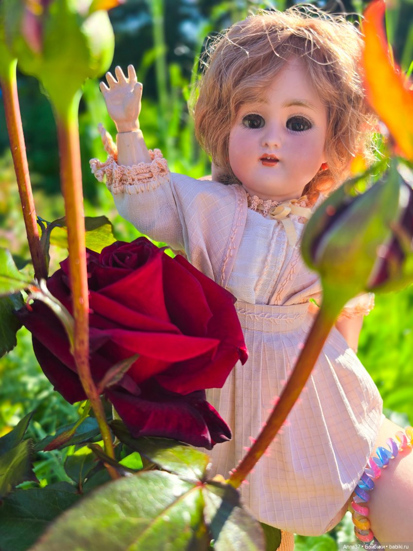 Эллин на природе — Антикварные куклы Simon & Halbig (S&H): Симон Хальбиг