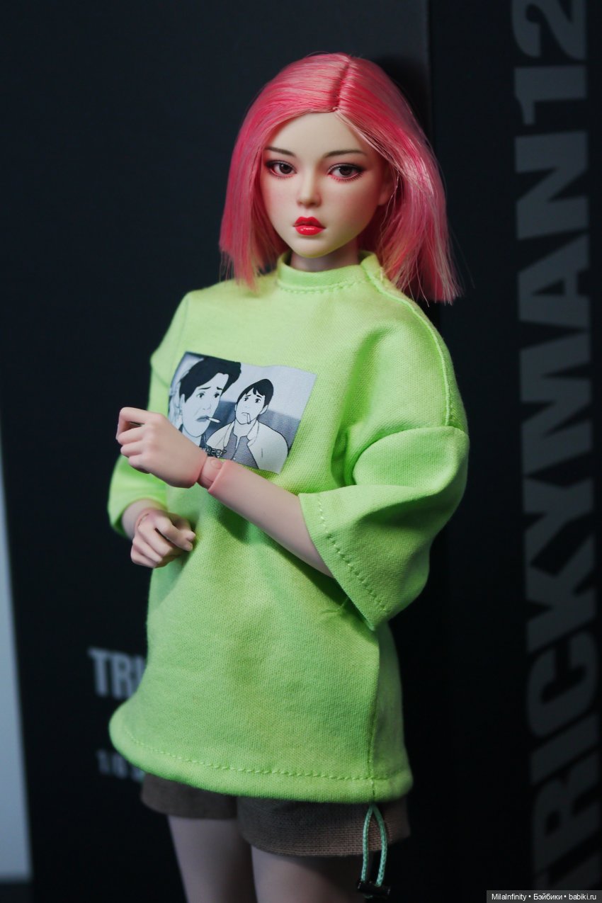 Новенькая Cuby Girl Pinkhair TrickyMan12