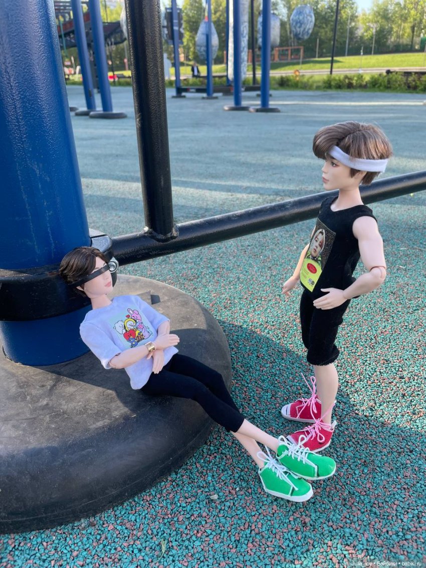 Уличные тренировки — Куклы BTS (БТС) от Mattel: K (фото 6)