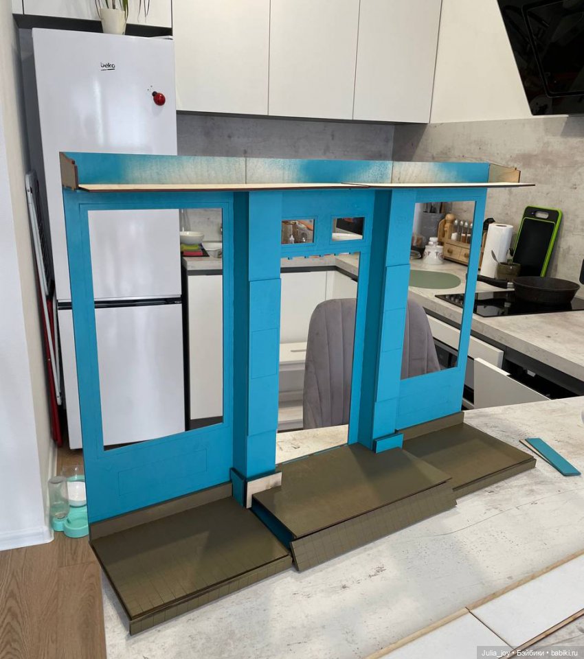 Стройка, как оно было — Румбоксы и кукольные интерьеры: фото