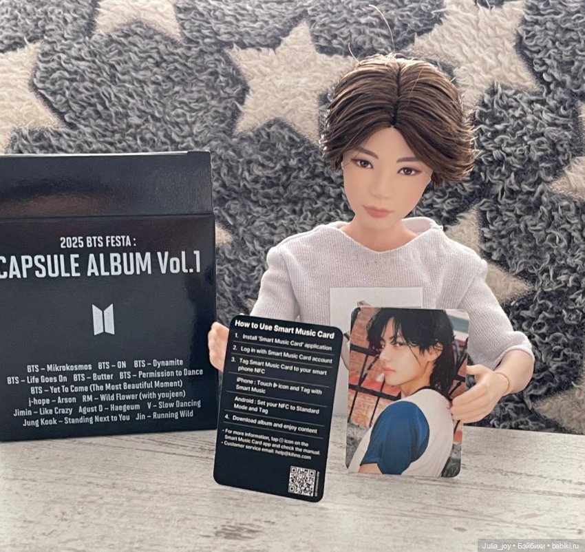 Распаковка альбома-капсулы BTS с Festa 2025 от Шуги (фото 4)