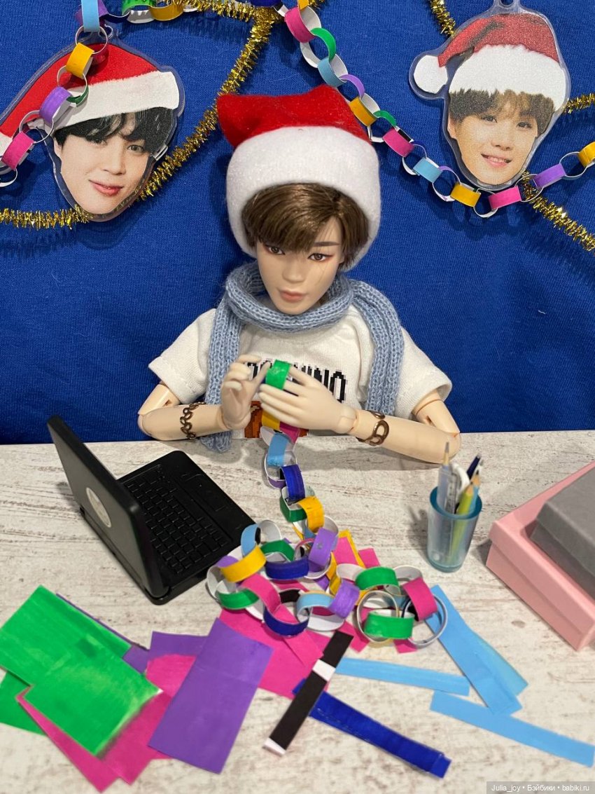 Предновогодний прямой эфир Чимина (фото 7)