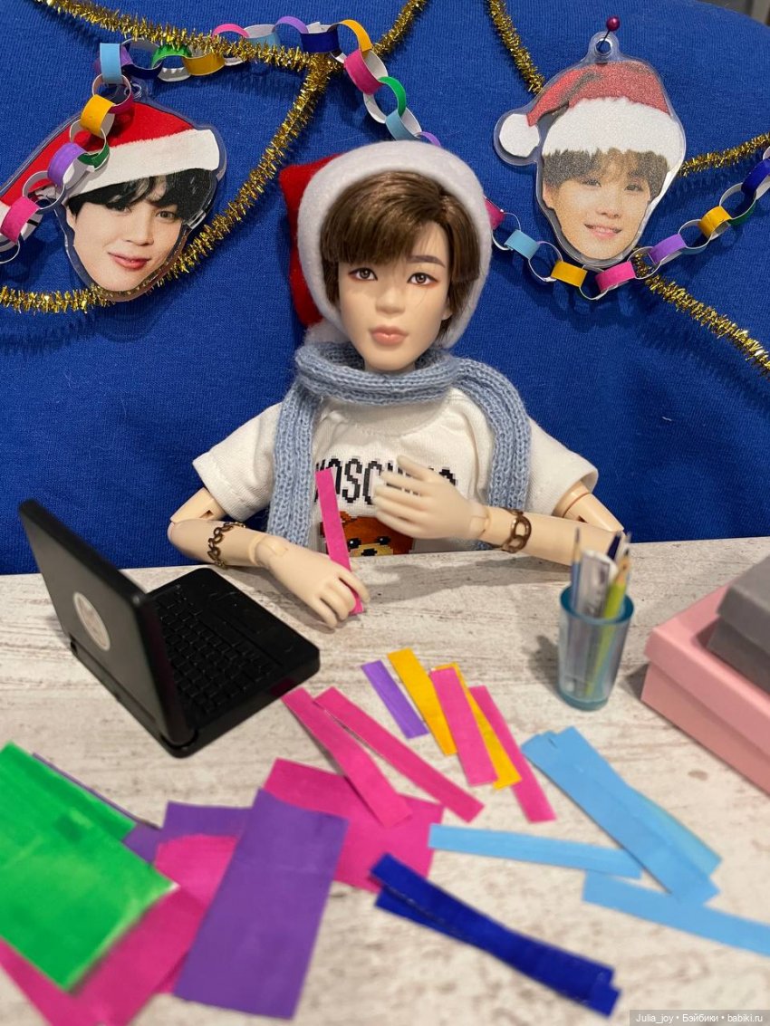 Предновогодний прямой эфир Чимина (фото 6)