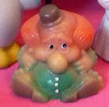 Миниатюрная серия резиновых забавных игрушек-кругляшей СССР/России