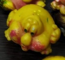 Миниатюрная серия резиновых забавных игрушек-кругляшей СССР/России