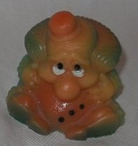 Миниатюрная серия резиновых забавных игрушек-кругляшей СССР/России