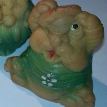 Миниатюрная серия резиновых забавных игрушек-кругляшей СССР/России