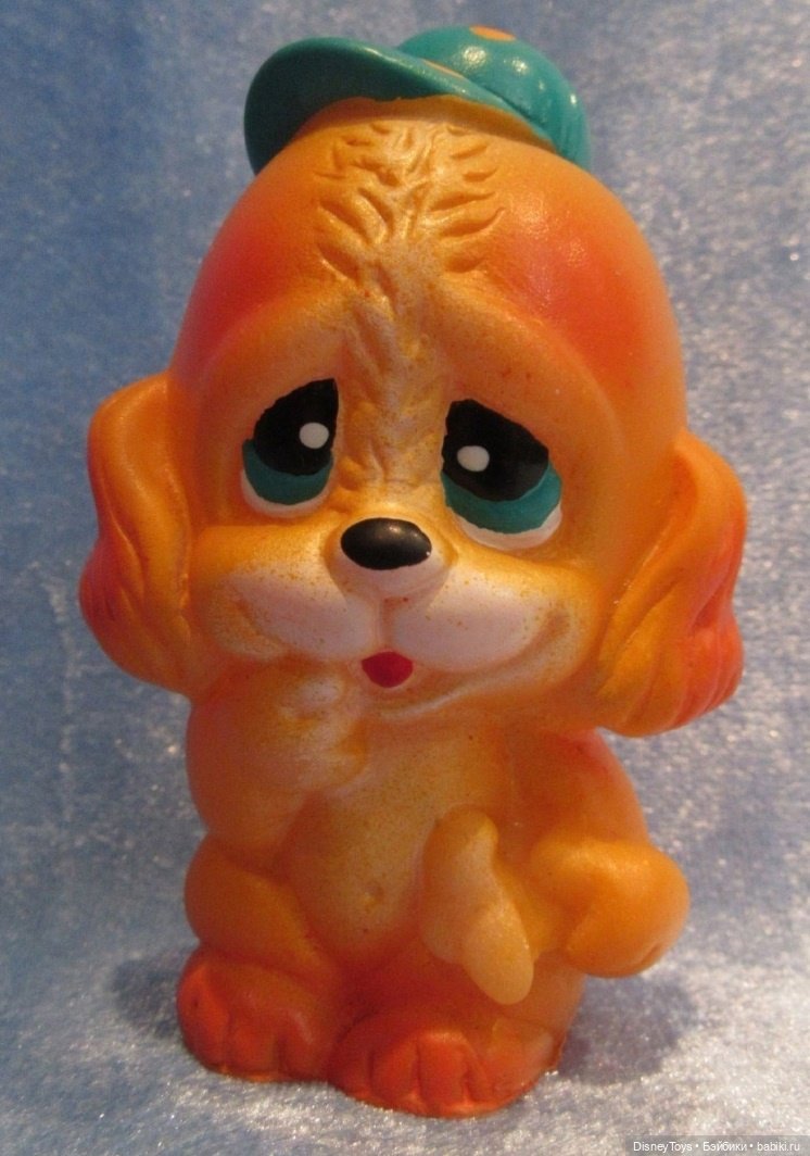 Резиновые игрушки СССР/России по зарубежным мультсериалам, киндер-сюрпризам и наклейкам от жвачки ("Пчела Майя", "Денвер -