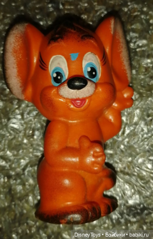 Резиновые игрушки СССР/России по зарубежным мультсериалам, киндер-сюрпризам и наклейкам от жвачки ("Пчела Майя", "Денвер -