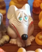 Миниатюрная серия резиновых забавных игрушек-кругляшей СССР/России