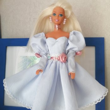 Платье для Барби 90х  после небольшого перерыва