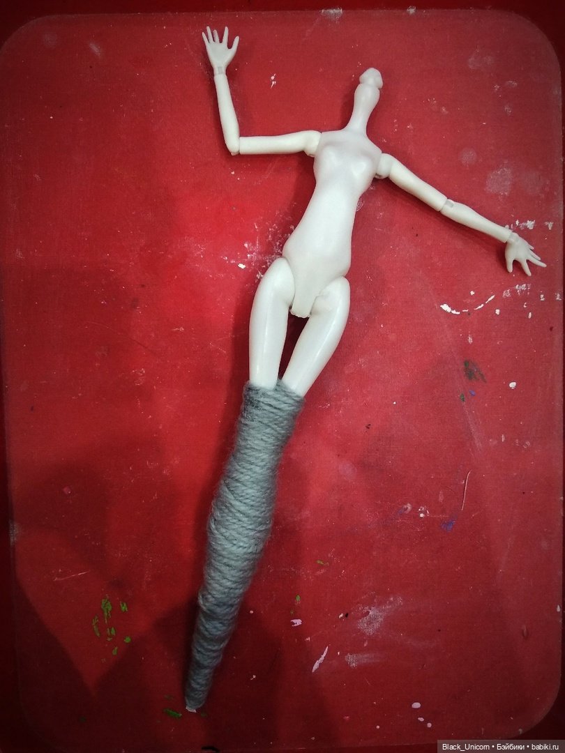 Как я русалку делала — ООАК Monster High и Ever After High: репейнт (фото 2)