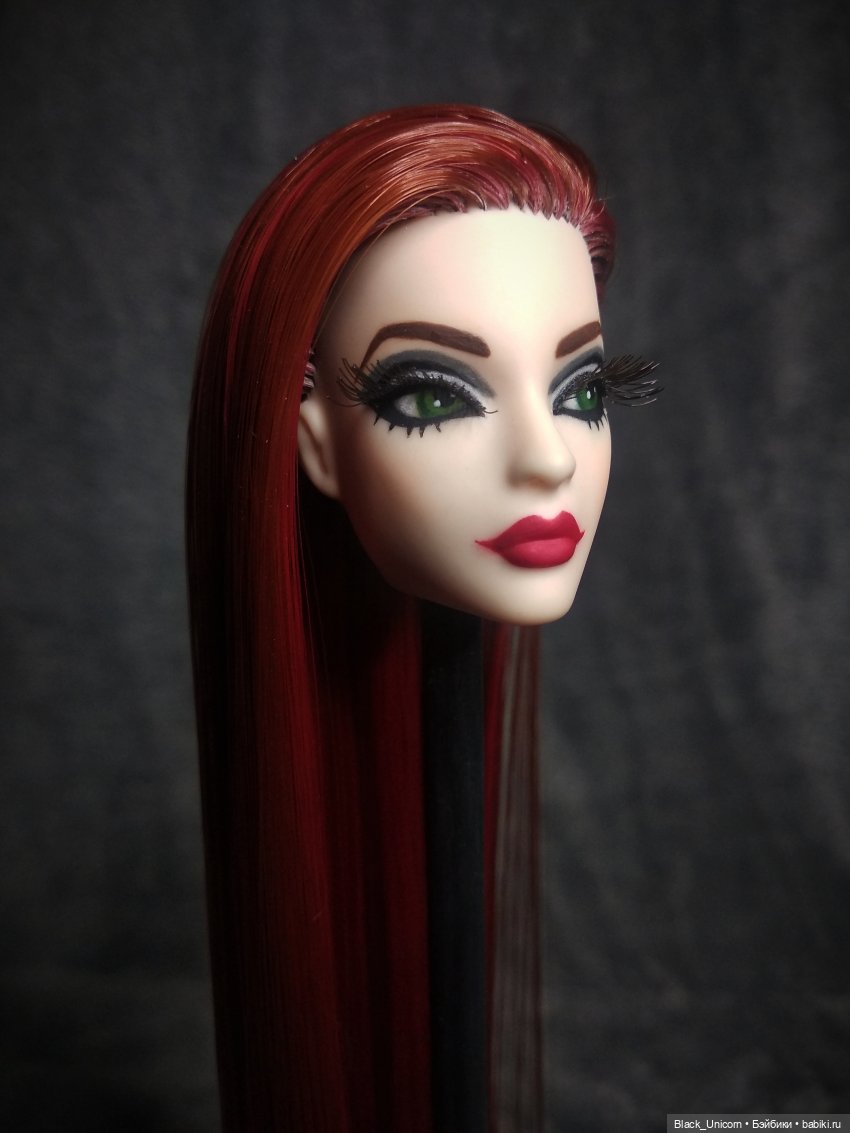 Многострадальная голова — Реставрация и преображение кукол: ремонт (фото 9)