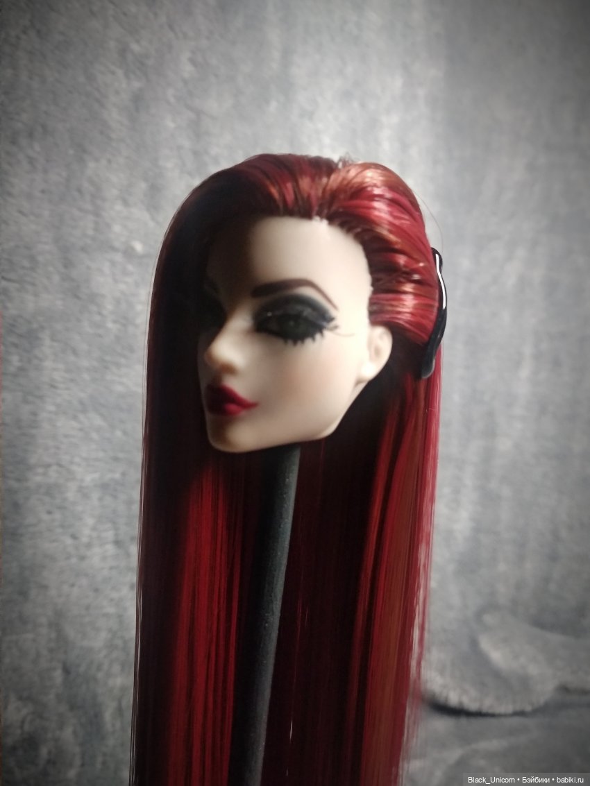 Многострадальная голова — Реставрация и преображение кукол: ремонт (фото 8)