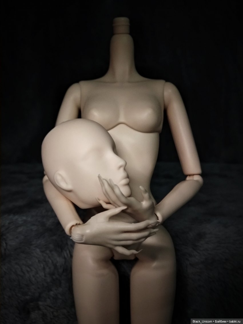 Многострадальная голова — Реставрация и преображение кукол: ремонт (фото 5)