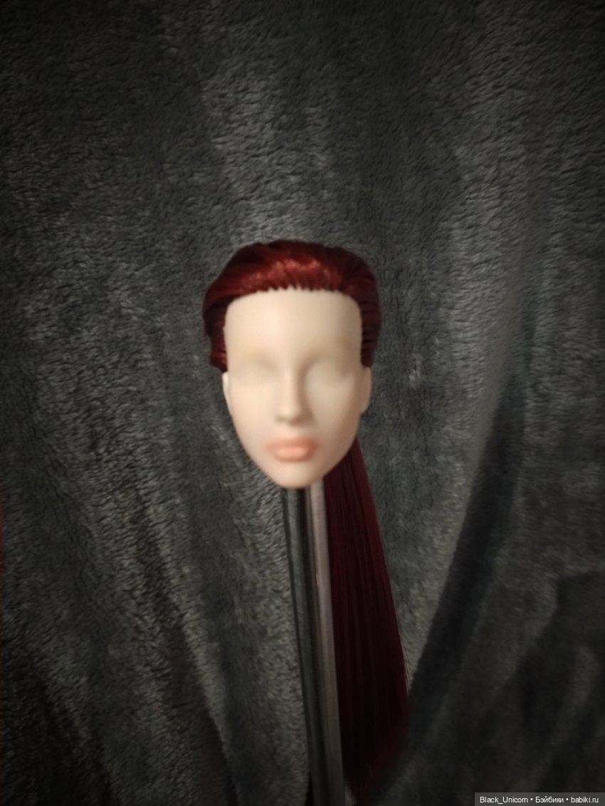 Многострадальная голова — Реставрация и преображение кукол: ремонт