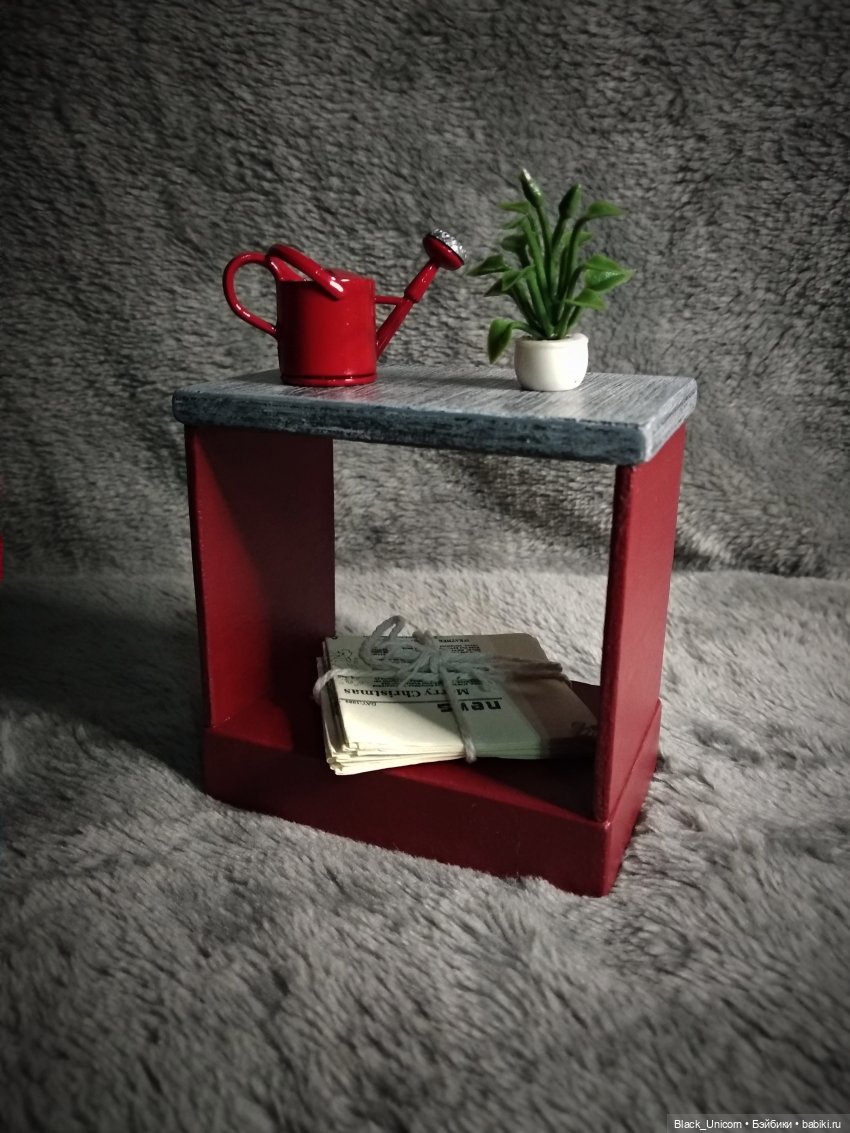 Карты, деньги, два стола — Мебель для кукол и домиков: фото (фото 4)