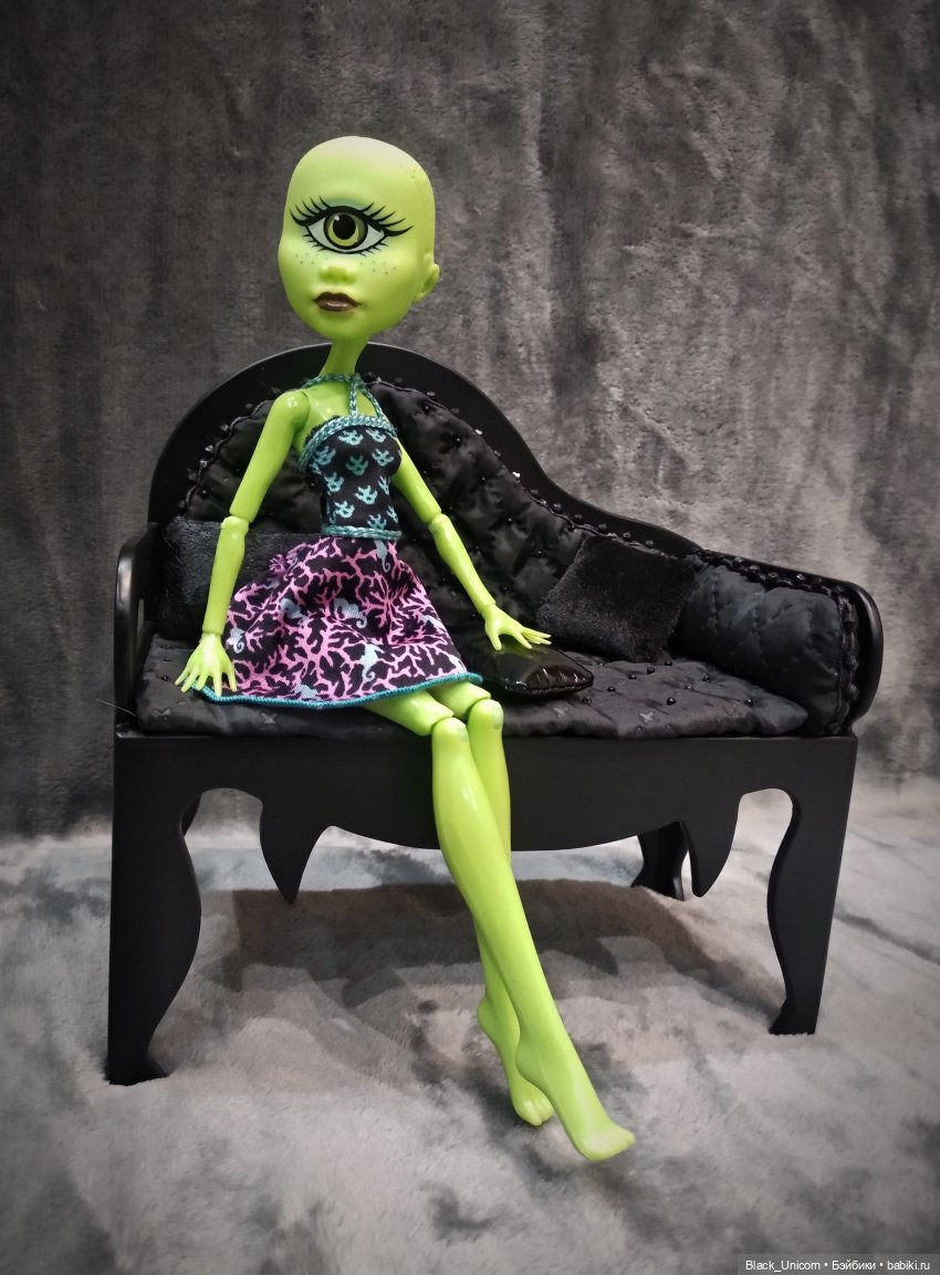 Циклоп Оливка — Реставрация и преображение кукол: ремонт (фото 2)